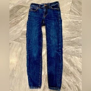 Pilcro Anthropologie straight leg/skinny jeans, size 25